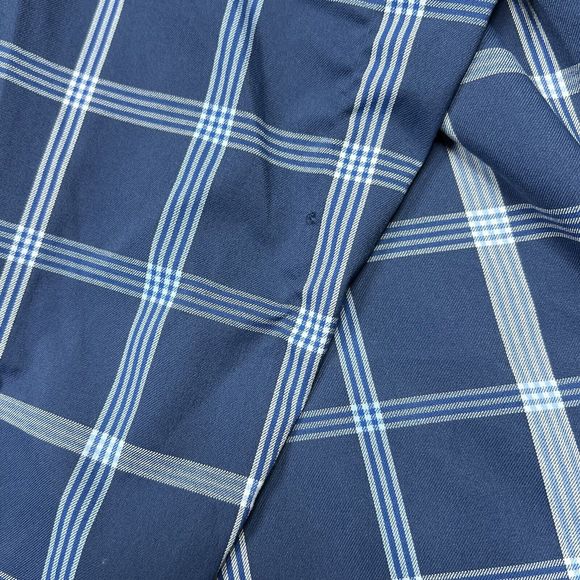 Bonobos Shirt Mens Large Blue Plaid Button Up Slim Fit Long Sleeves Lightweight - Picture 7 of 14